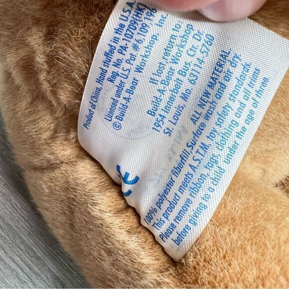 Build A Bear Workshop brown dog with wired ears - Picture 9 of 10